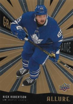 #GE-23 Nick Robertson - Toronto Maple Leafs - 2020-21 Upper Deck Allure - Grand Entrance Hockey