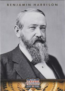 #23 Benjamin Harrison - 2012 Panini Americana Heroes & Legends