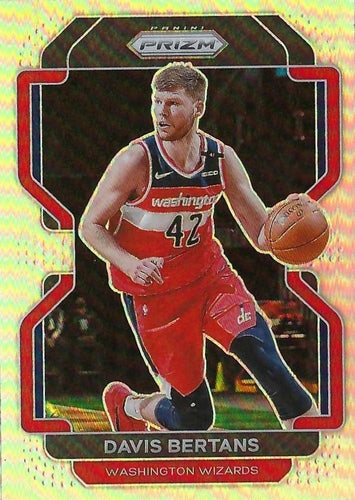 #23 Davis Bertans - Washington Wizards - 2021-22 Panini Prizm - Silver Basketball