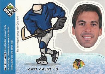 #BH23 Chris Chelios - Chicago Blackhawks - 1998-99 UD Choice - Bobbing Head Hockey