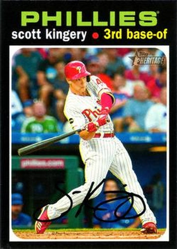 #23 Scott Kingery - Philadelphia Phillies - 2020 Topps Heritage Baseball