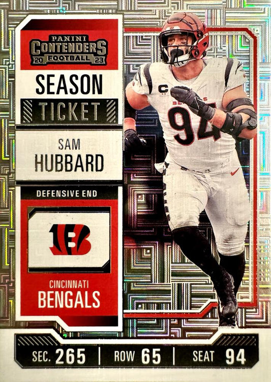 #23 Sam Hubbard - Cincinnati Bengals - 2023 Panini Contenders Football