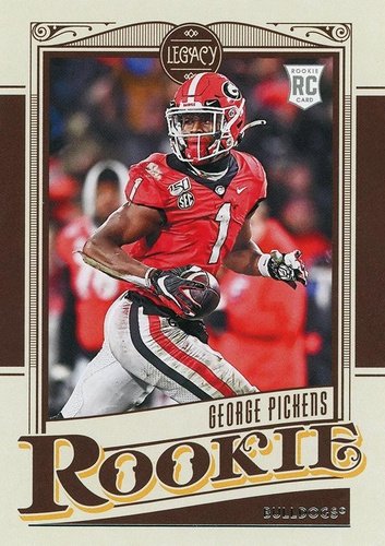 #23 George Pickens - Georgia Bulldogs - 2022 Panini Chronicles Draft Picks - Legacy Rookies Football