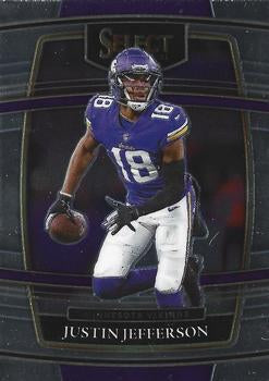 #23 Justin Jefferson - Minnesota Vikings - 2021 Panini Select Football