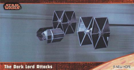 #23 The Dark Lord Attacks - 1997 Topps Widevision Star Wars Trilogy