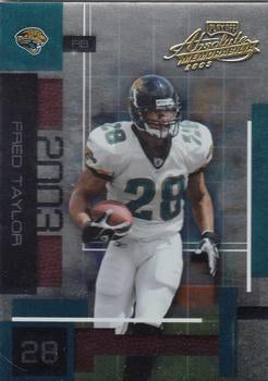 #23 Fred Taylor - Jacksonville Jaguars - 2003 Playoff Absolute Memorabilia Football