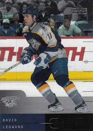 #23 David Legwand - Nashville Predators - 2000-01 Upper Deck Ice Hockey