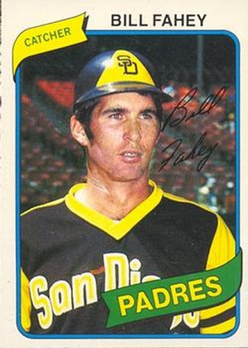 #23 Bill Fahey - San Diego Padres - 1980 O-Pee-Chee Baseball