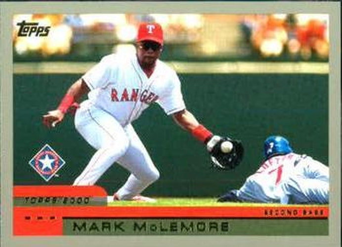 #23 Mark McLemore - Texas Rangers - 2000 Topps Baseball
