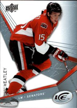 #23 Dany Heatley - Ottawa Senators - 2008-09 Upper Deck Ice Hockey