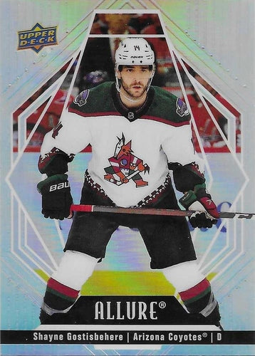 #23 Shayne Gostisbehere - Arizona Coyotes - 2022-23 Upper Deck Allure Hockey
