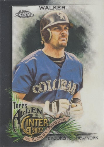 #23 Larry Walker - Colorado Rockies - 2022 Topps Allen & Ginter Chrome Baseball