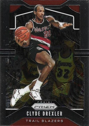 #23 Clyde Drexler - Portland Trail Blazers - 2019-20 Panini Prizm Basketball