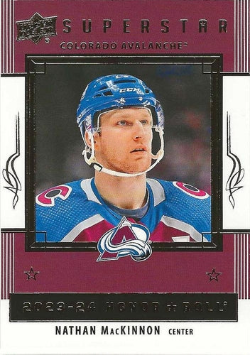 #HR-23 Nathan MacKinnon - Colorado Avalanche - 2023-24 Upper Deck - Honor Roll Hockey