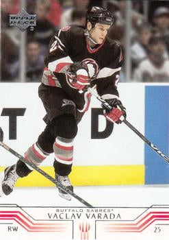 #23 Vaclav Varada - Buffalo Sabres - 2001-02 Upper Deck Hockey