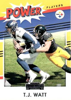 #PP-TWA T.J. Watt - Pittsburgh Steelers - 2021 Panini Contenders - Power Players Football