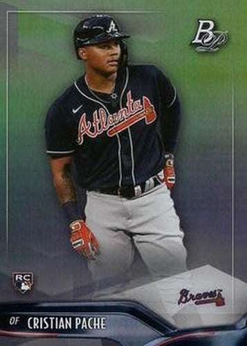 #23 Cristian Pache - Atlanta Braves - 2021 Bowman Platinum Baseball