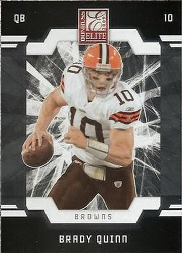 #23 Brady Quinn - Cleveland Browns - 2009 Donruss Elite Football