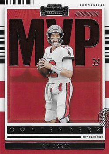 #MVP-TBR Tom Brady - Tampa Bay Buccaneers - 2021 Panini Contenders - MVP Contenders Football