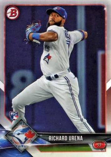 #23 Richard Urena - Toronto Blue Jays - 2018 Bowman Baseball
