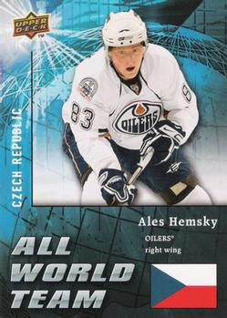 #AW23 Ales Hemsky - Edmonton Oilers - 2009-10 Upper Deck - All World Team Hockey