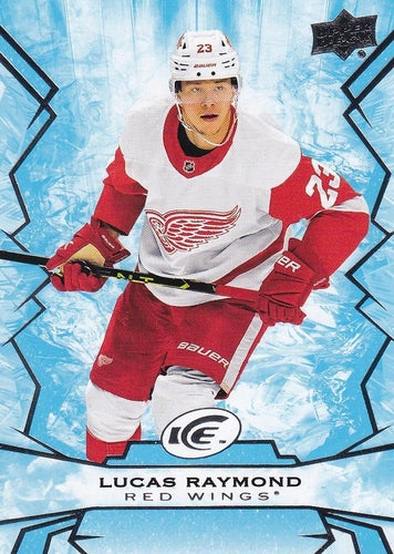 #23 Lucas Raymond - Detroit Red Wings - 2022-23 Upper Deck Ice Hockey