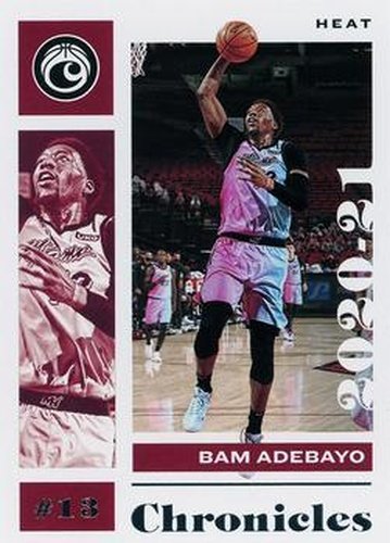 #23 Bam Adebayo - Miami Heat - 2020-21 Panini Chronicles Basketball
