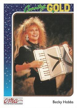 #23 Becky Hobbs - 1992 Sterling Country Gold