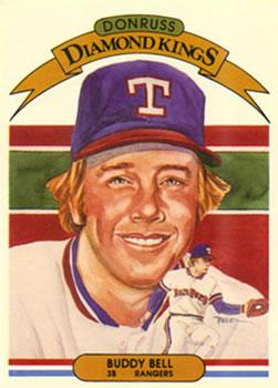 #23 Buddy Bell - Texas Rangers - 1982 Donruss Baseball
