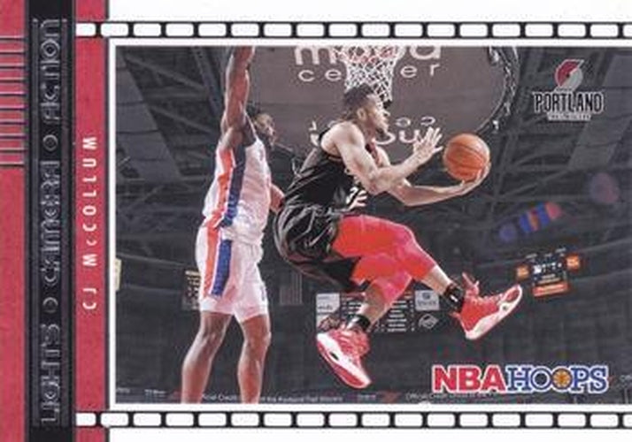 #23 CJ McCollum - Portland Trail Blazers - 2021-22 Hoops - Lights Camera Action Basketball