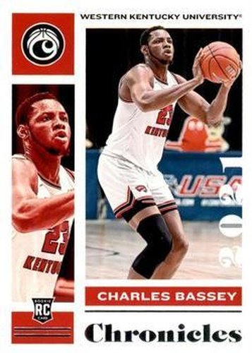 #23 Charles Bassey - Western Kentucky Hilltoppers - 2021 Panini Chronicles Draft Picks Basketball