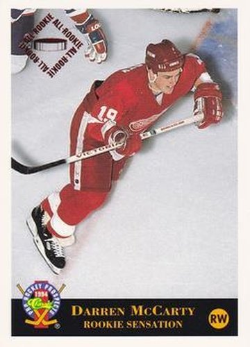 #23 Darren McCarty - Adirondack Red Wings - 1994 Classic Pro Hockey Prospects Hockey