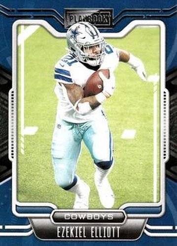 #23 Ezekiel Elliott - Dallas Cowboys - 2021 Panini Playbook Football