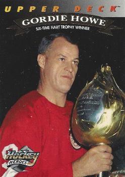 #23 Gordie Howe - Detroit Red Wings - 1992-93 Upper Deck - Hockey Heroes Gordie Howe Hockey