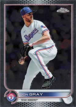 #23 Jon Gray - Texas Rangers - 2022 Topps Chrome Baseball