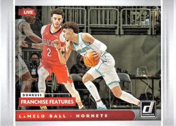 #23 LaMelo Ball - Charlotte Hornets - 2021-22 Donruss - Franchise Features Basketball