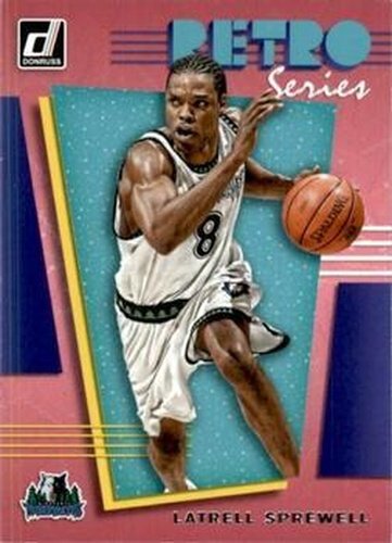 #23 Latrell Sprewell - Minnesota Timberwolves - 2019-20 Donruss - Retro Series Basketball