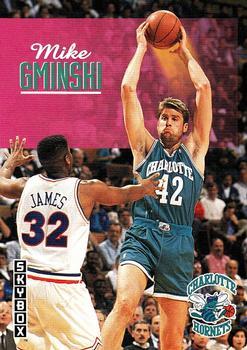 #23 Mike Gminski - Charlotte Hornets - 1992-93 SkyBox Basketball