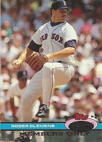#NNO Roger Clemens - Boston Red Sox - 1991 Stadium Club Members Only