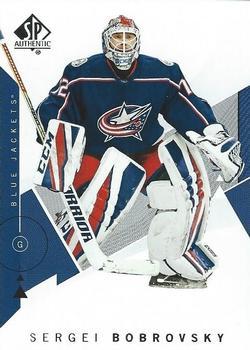 #23 Sergei Bobrovsky - Columbus Blue Jackets - 2018-19 SP Authentic Hockey