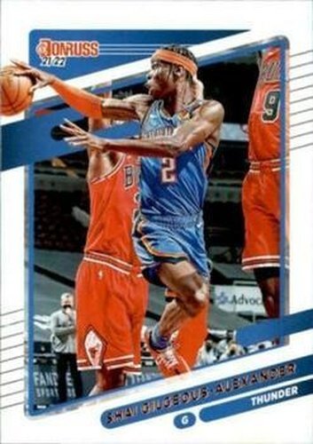 #23 Shai Gilgeous-Alexander - Oklahoma City Thunder - 2021-22 Donruss Basketball