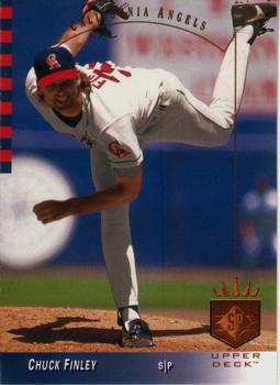 #23 Chuck Finley - California Angels - 1993 SP Baseball