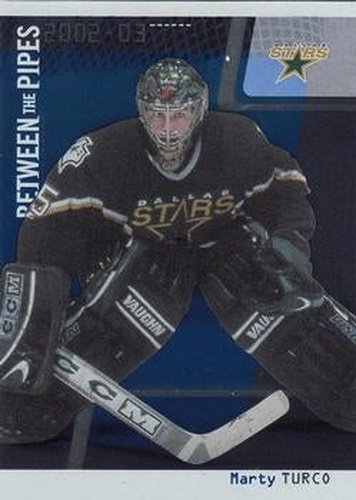 #23 Marty Turco - Dallas Stars - 2002-03 Be a Player Between the Pipes Hockey