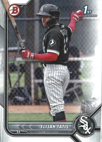 #BP-23 Elijah Tatis - Chicago White Sox - 2022 Bowman - Prospects Baseball