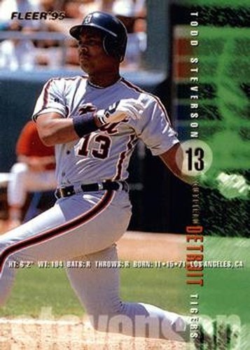 #U-23 Todd Steverson - Detroit Tigers - 1995 Fleer Update Baseball