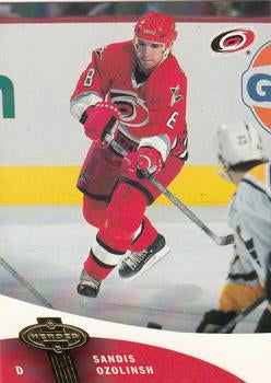 #23 Sandis Ozolinsh - Carolina Hurricanes - 2000-01 Upper Deck Heroes Hockey