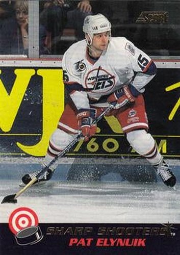 #23 Pat Elynuik - Winnipeg Jets - 1992-93 Score - Sharp Shooters Hockey