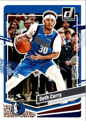 #23 Seth Curry - Dallas Mavericks - 2023-24 Donruss Basketball