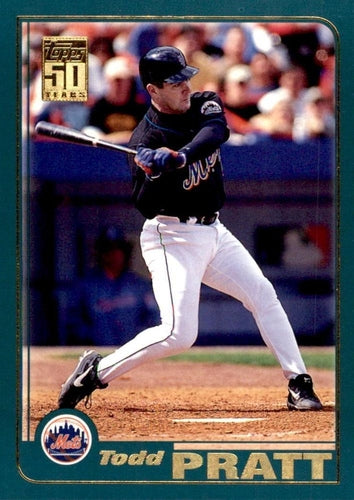 #23 Todd Pratt - New York Mets - 2001 Topps Baseball