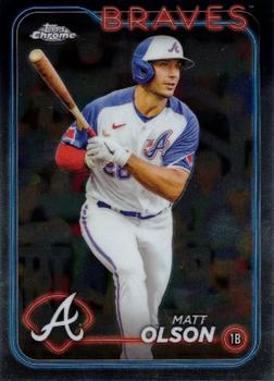 #23 Matt Olson - Atlanta Braves - 2024 Topps Chrome Baseball